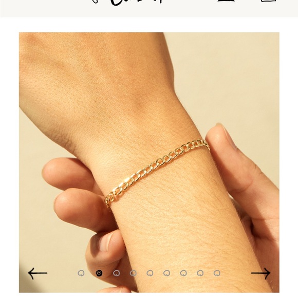 Catbird Jewelry - Catbird NIB SECOND AVE 14k GOLD SECOND AVE BRACELET